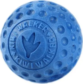Lodër top për qen Kiwi Walker Rubber Ball, TPR, 6.5 cm, blu