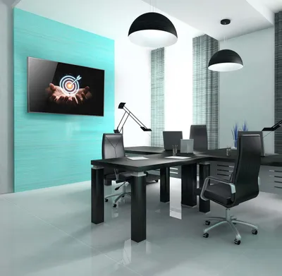 Mbajtës muri për TV Edbak TWB1, 55"-86", çelik, i zi - 2