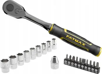 Set çelësash tub Stanley FatMax, 21 copë, metrike 13-24 mm, zi verdhë