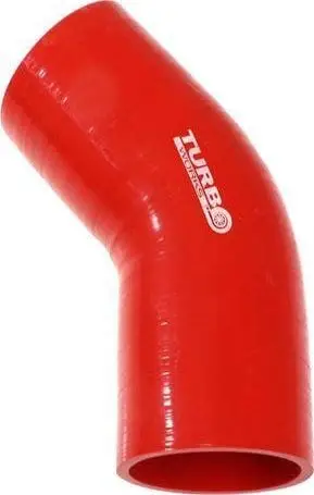 Gyp silikon për turbo TurboWorks Elbow 45°, 51mm, i kuq