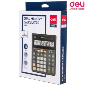 Deli Kalkulator Dual Memory M888