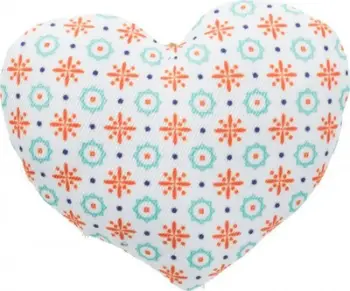 Lodër për mace TRIXIE Heart, jute dhe pëlhurë, 8 cm, me motive shumëngjyrëshe