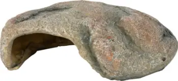 Dekorim për terrarium - shpellë Trixie, 24 × 8 × 17 cm, e kaftë/hirtë
