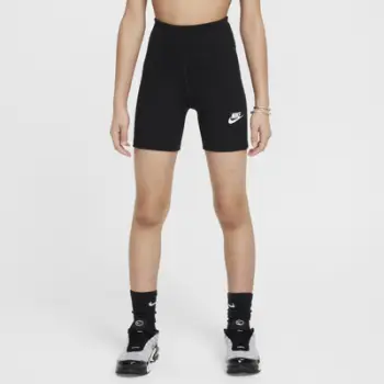 Shorce për vajza Nike Classic, beli i lartë, elastike, rozë