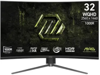 Monitor gaming MSI MAG 325CQPF E18, 32", WQHD 2560x1440, 180Hz, i zi