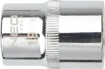 Çelës kokë NEO 08-594, 1/2", 22mm, argjendtë