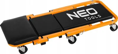 Shtrat pune dhe stol NEO Tools 11-601-1, 2 në 1, me rrota, i zi - 2