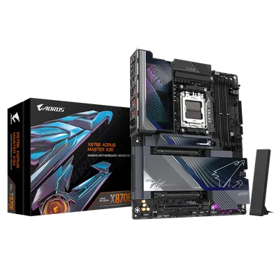 Pllakë amë GIGABYTE AORUS X870E AORUS MASTER X3D, AM5, DDR5, ATX - 1