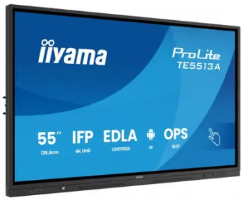 Display interaktiv Iiyama ProLite TE5513A, 55", 4K UHD, Wi-Fi, i zi