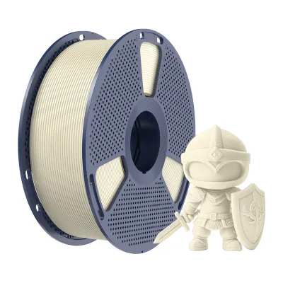Filament 3D Sunlu PLA+, 1.75mm, 1kg, i bardhë ivory - 2