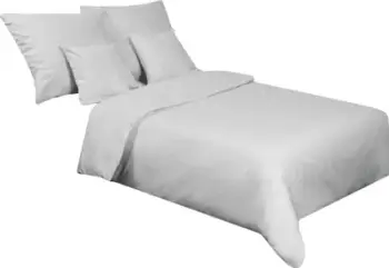 Set posteli sateni Bedding Satin Gold, 140x200 cm, 3 copë, gri e çelët