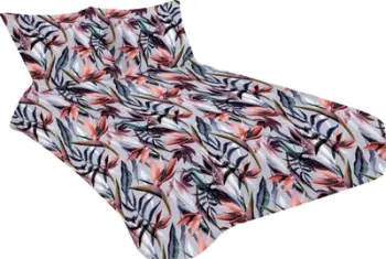 Set shtrati Matex Satine Bedding SE-48A, 160x200 cm, 100% pambuk, vjollcë