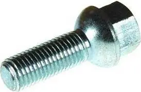 Bulon rrote M12x1.5, gjatësia 20mm, konik, i argjendtë