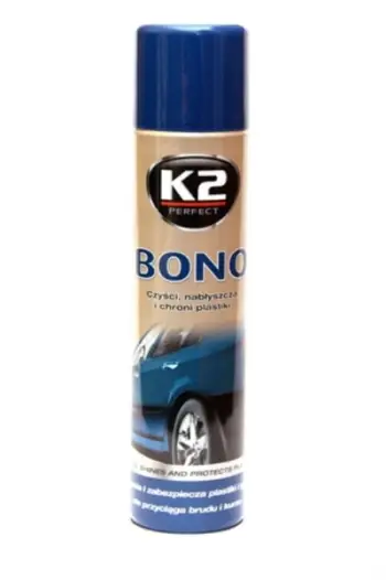 Spray pastrues plastike dhe gome K2 BONO, 300ml, për vetura