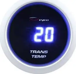Matës temperature transmisioni Depo Gauge DBL, 52mm, ndriçim i kaltër