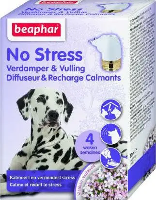 Difuzer qetësues për qen Beaphar No Stress, 30ml, me valerianë dhe livando