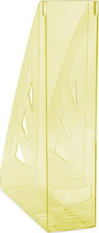 Mbajtëse për dokumente Office Products A4, e verdhë transparente