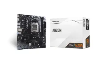 Pllakë amë Biostar A620MT-E 2.0, AMD AM5, DDR5, e zezë