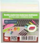 Bllok letre Interdruk Coloured Non adhesive Paper Cube
