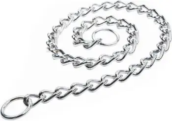 Qafore trajnimi Chaba Choke Collar, metal, 85 cm, argjendi