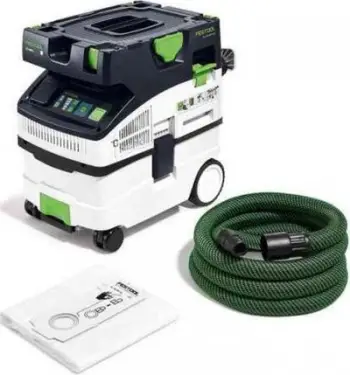 Aspirator industrial Festool CTL MIDI 574832, 1200W, depozitë 15L, i bardhë