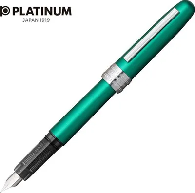Stilolaps Platinum Plaisir Teal Green Fountain, i gjelbër - 1
