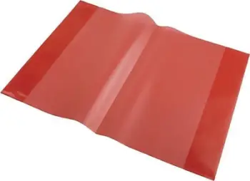 Mbështjellëse për fletore Panta Plast, A5, e kuqe, 10 copë
