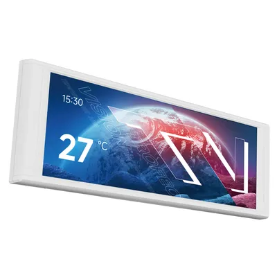 Ekran portativ Thermalright Trofeo Vision LCD, 6.86", i bardhë - 3