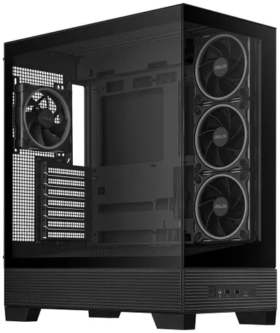 Kutia gaming ASUS A32 PLUS, mid tower, ARGB, e zezë - 1