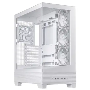 Kuti PC gaming ASUS A31 PLUS TG, mid tower, ARGB, e bardhë