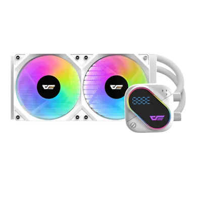 Ftohës Darkflash DO240 AIO Liquid Cooler, 240mm, i bardhë - 3
