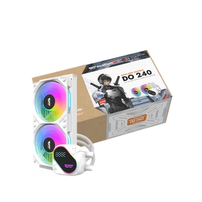 Ftohës Darkflash DO240 AIO Liquid Cooler, 240mm, i bardhë - 4