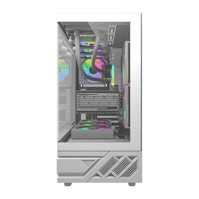 Kuti kompjuteri Darkflash DS950V, ATX, 6 ventilatorë, e bardhë - 4