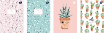 Fletore Interdruk Notebook Trends Girls A5, rrjetë, 32 fletë, paketë 10 copë, shumëngjyrëshe