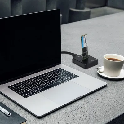 Doking stacion për SSD M.2, SATA PCIe NVMe NGFF, i zi - 5