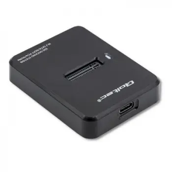 Doking stacion për SSD M.2, SATA PCIe NVMe NGFF, i zi