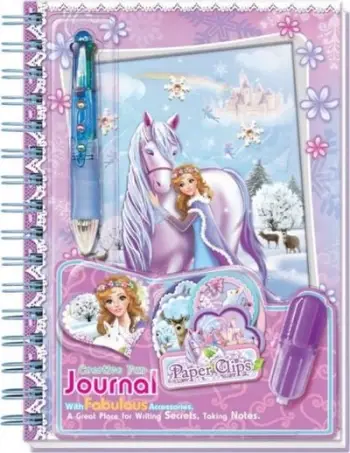 Set fletore spirale Shumee Pecoware Ko, me stilolaps 4 ngjyrëshe, aksesorë kreativë, shumëngjyrëshe