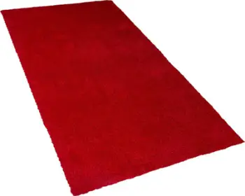 Tapet Beliani Shaggy DEMRE, 80x150cm, poliestër, i kuq
