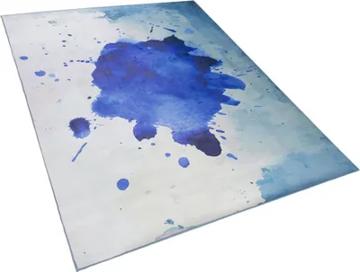 Tapet Beliani ODALAR, 160x230 cm, poliester, blu - 1