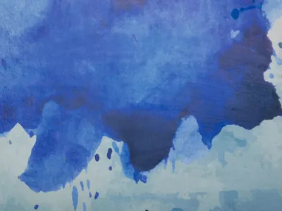 Tapet Beliani ODALAR, 160x230 cm, poliester, blu - 3