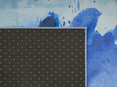 Tapet Beliani ODALAR, 160x230 cm, poliester, blu - 4