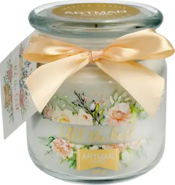 Qiri i aromatizuar Artman All the Best, kavanoz qelqi, 360g, i bardhë