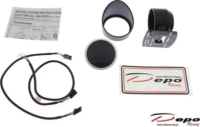 Tregues voltazhi DRacing DEPO SKPK, 52mm, ndriçim 7 ngjyra, i zi - 2