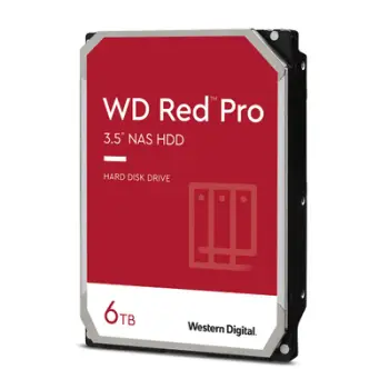 Hard disk Western Digital WD Red Pro, 6TB, 7200 RPM, 3.5", i kuq