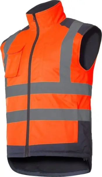 Jelek sigurie Lahti Pro REVERSIBLE WARNING, madhësia XL, portokalli