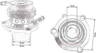 Valvul Blow Off TurboWorks F, për Audi TT Skoda Octavia RS 2.0 TFSI, e zezë - 5