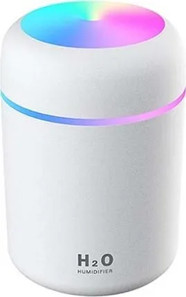 Lagështues ajri H2O, difuzer aromash, 300 ml, LED, i bardhë - 2