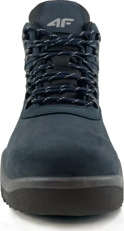 Çizme dimri meshkujsh 4F H4Z20 OBMH205, lëkurë, taban antirrëshqitës, navy blue - 4