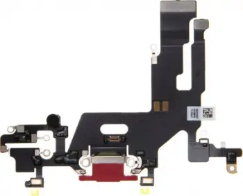 Kabllo flex konektor karikimi me altoparlant për iPhone 11, modul zëvendësues, e kuqe