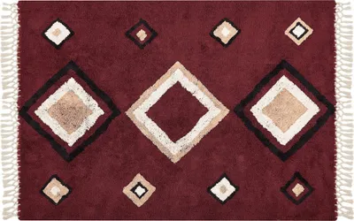 Qilim Beliani SIIRT, 160x230 cm, pambuk, i kuq - 1